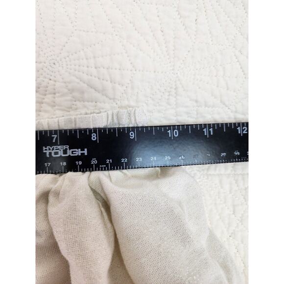 Carter's Linen Blend Shorts Girl's Small 6 Beige High Waist Beach Boho Hippie - Picture 5 of 5